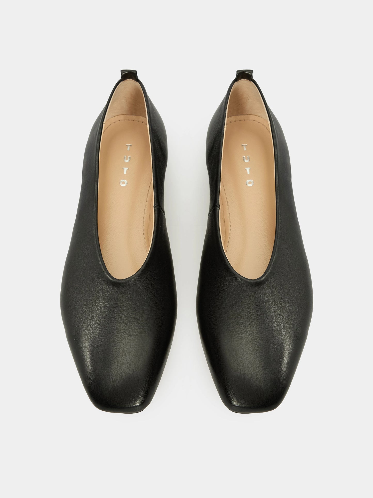 ELLIE балетки чорні шкіряні