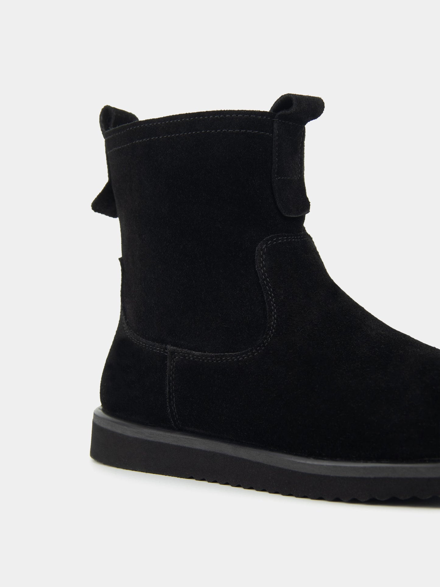 MERAN черевики чорні замшеві анатомічної форми