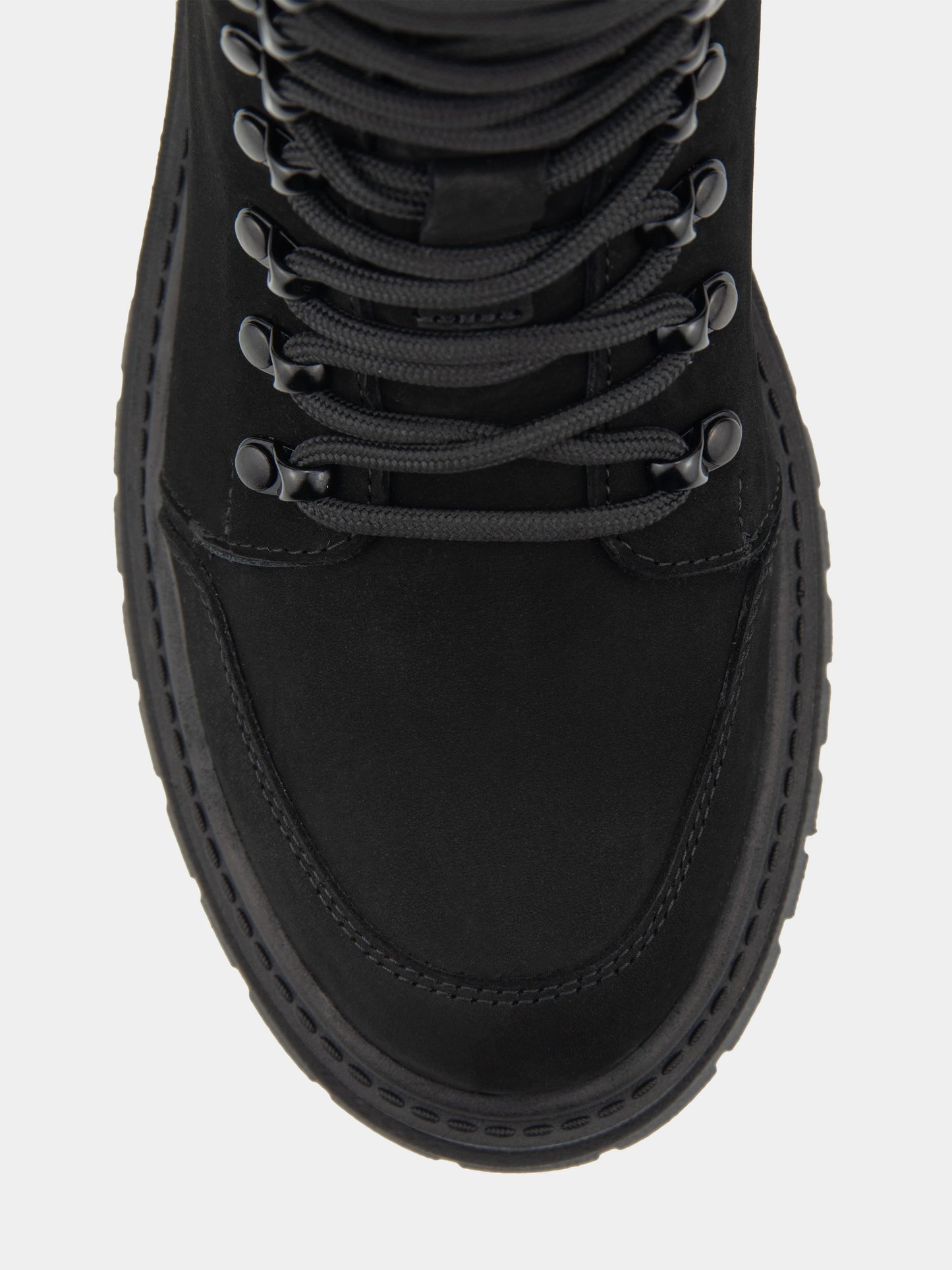 RAIN черевики чорні нубукові на байці