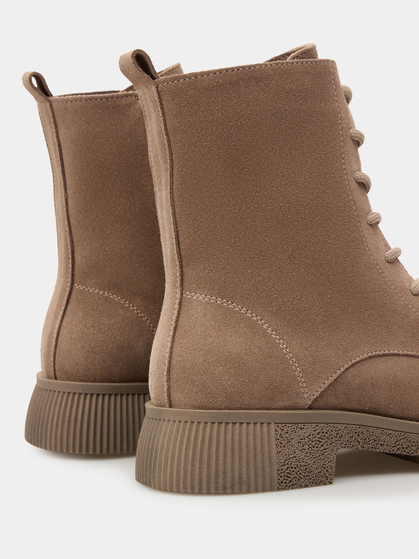 KIRA черевики бежеві замшеві на байці