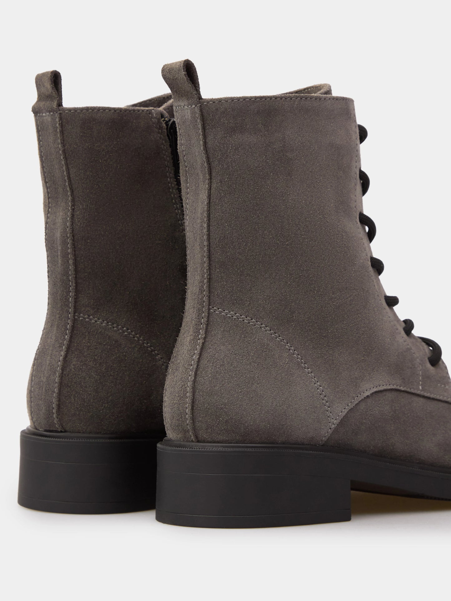 KIRA черевики сірі замшеві на байці