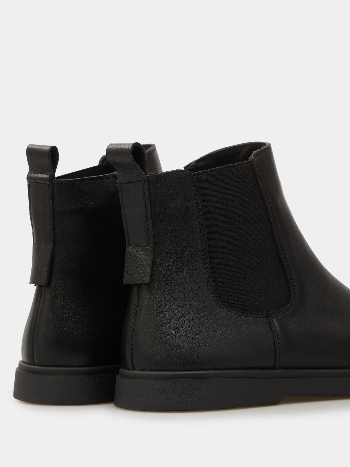 SEMPE черевики челсі анатомічної форми чорні шкіряні на вовні