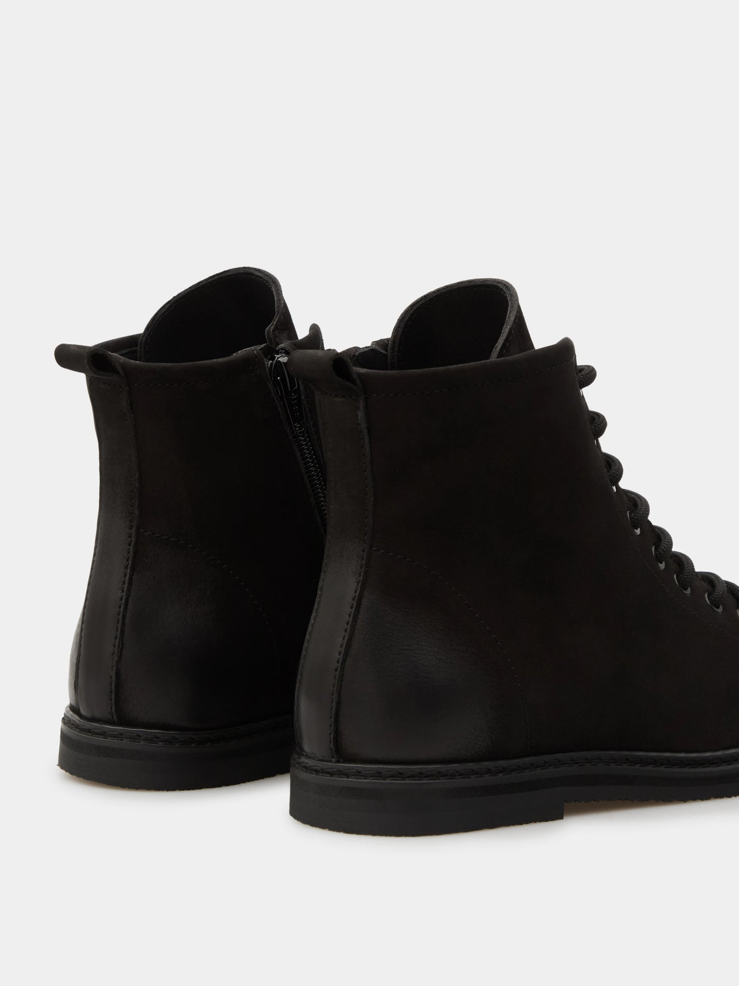 VIRA черевики анатомічної форми чорні нубукові на вовні