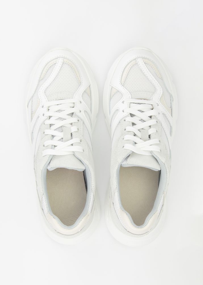 Кросівки білі замшеві Joy 2244-8