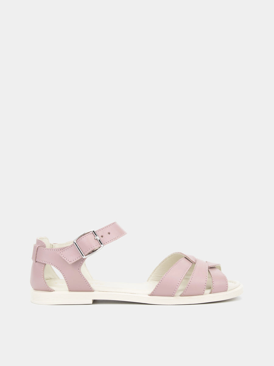 ELLE сандалі анатомічної форми рожеві шкіряні