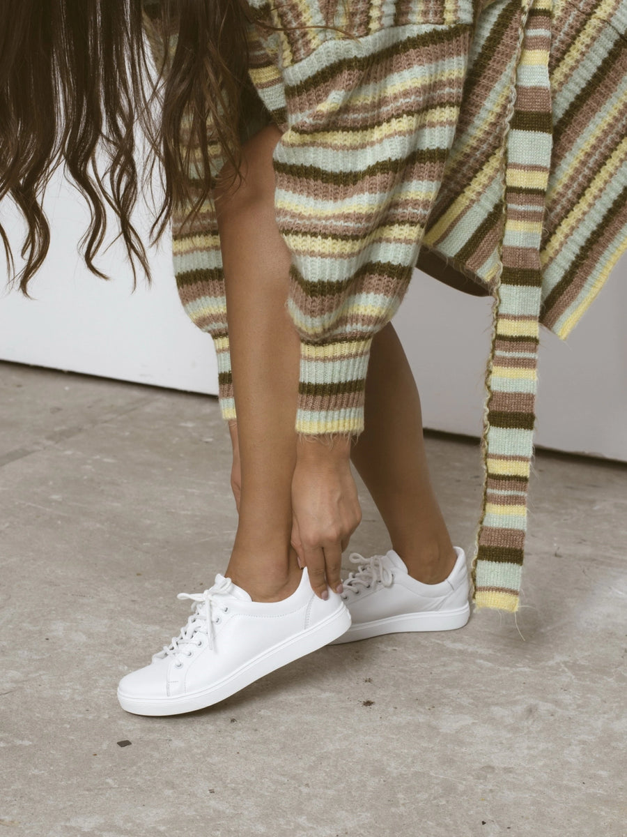 LIAM кеди білі шкіряні