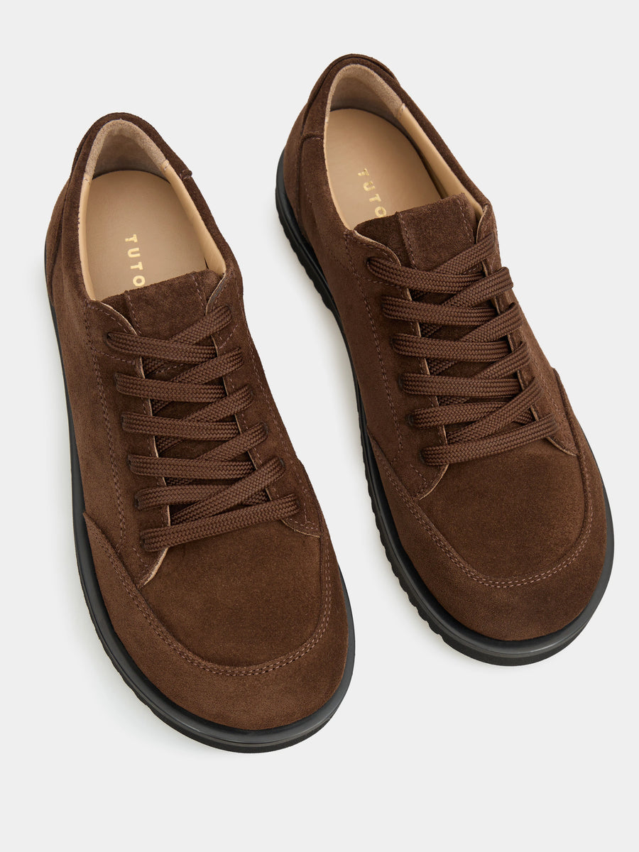 OLA кеди анатомічної форми шоколадні замшеві