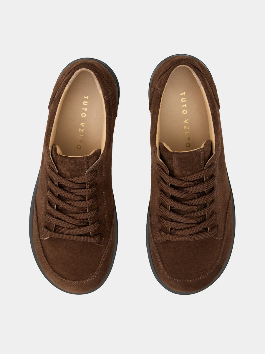 OLA кеди анатомічної форми шоколадні замшеві