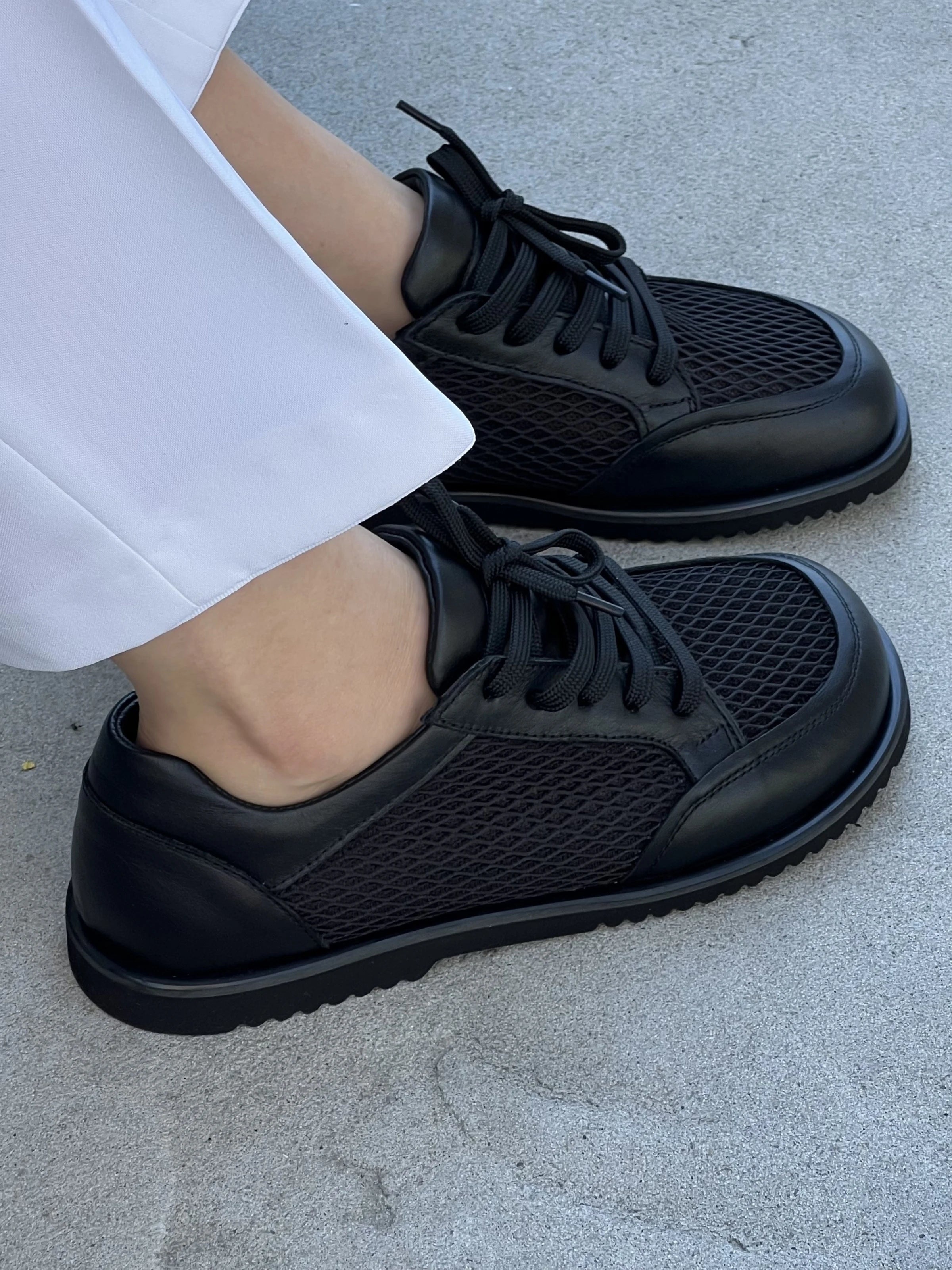 NIMA кеди анатомічної форми чорні текстильні