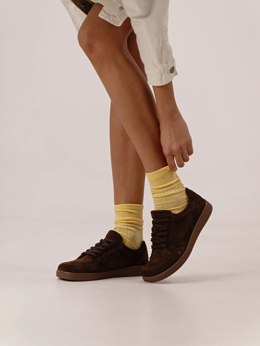 URBAN шоколадні замшеві кеди анатомічної форми