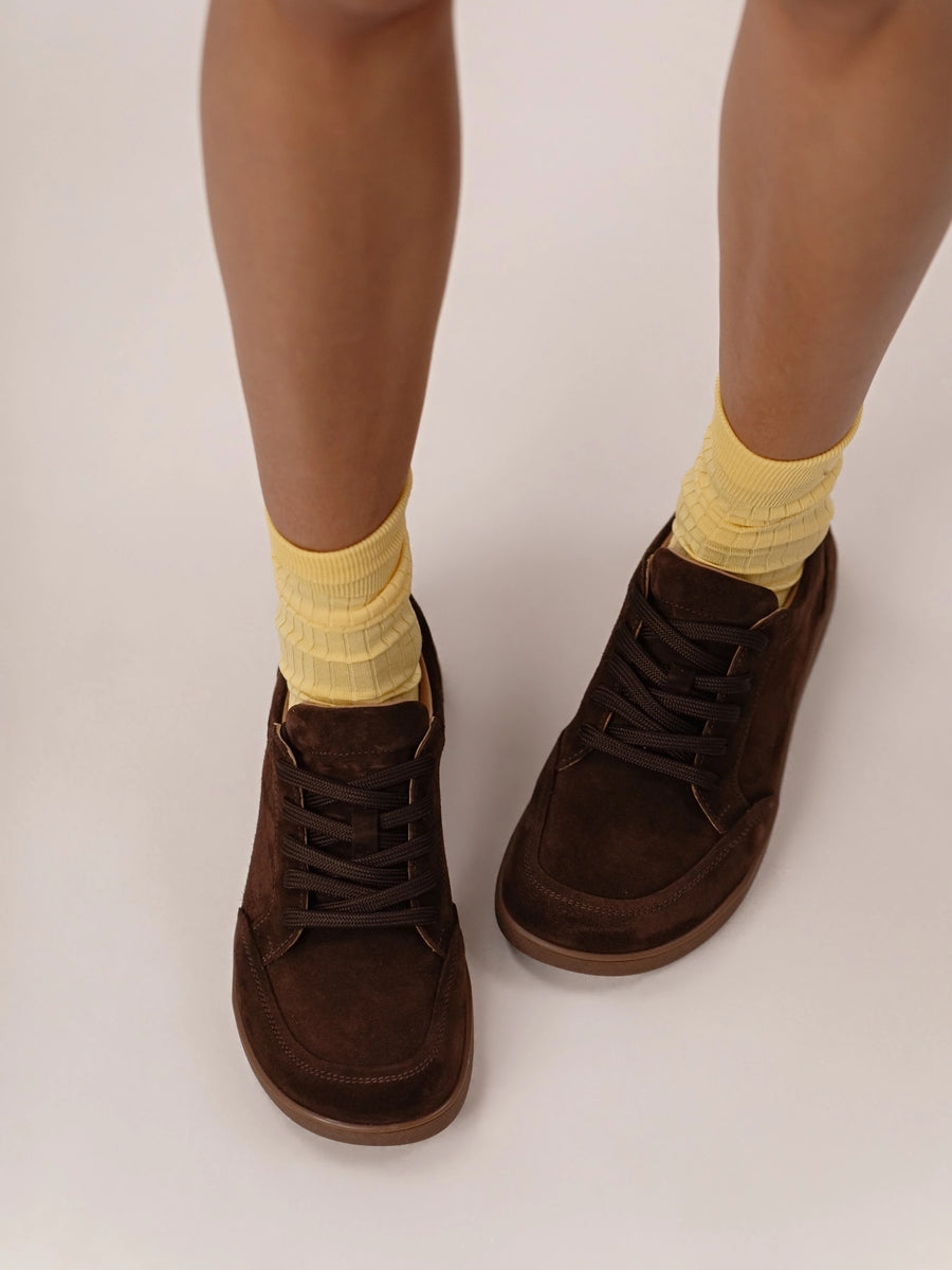 URBAN шоколадні замшеві кеди анатомічної форми