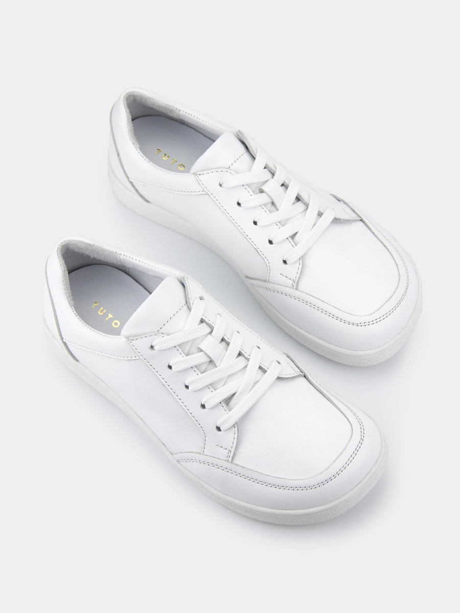 URBAN білі шкіряні кеди анатомічної форми