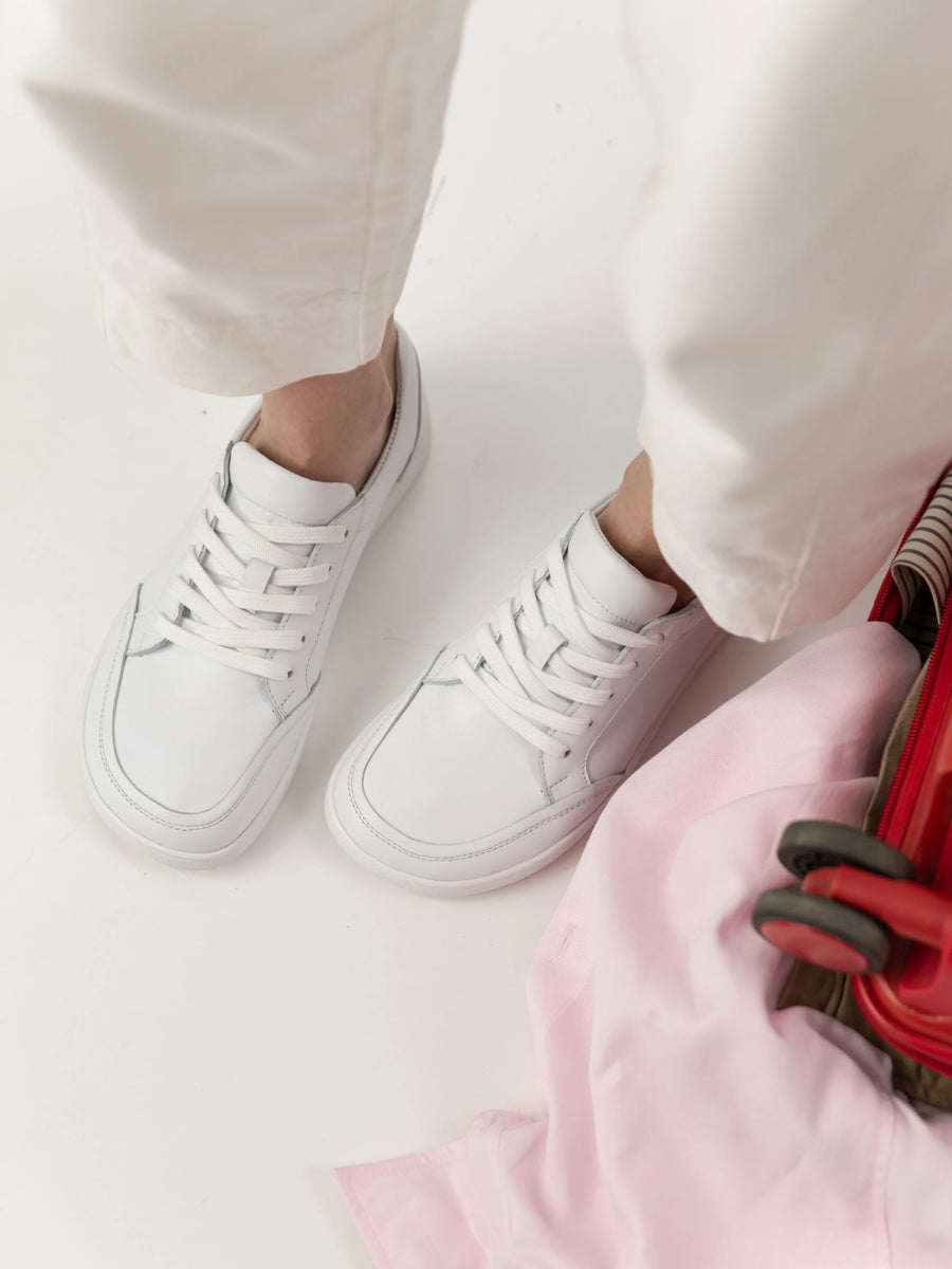 URBAN білі шкіряні кеди анатомічної форми