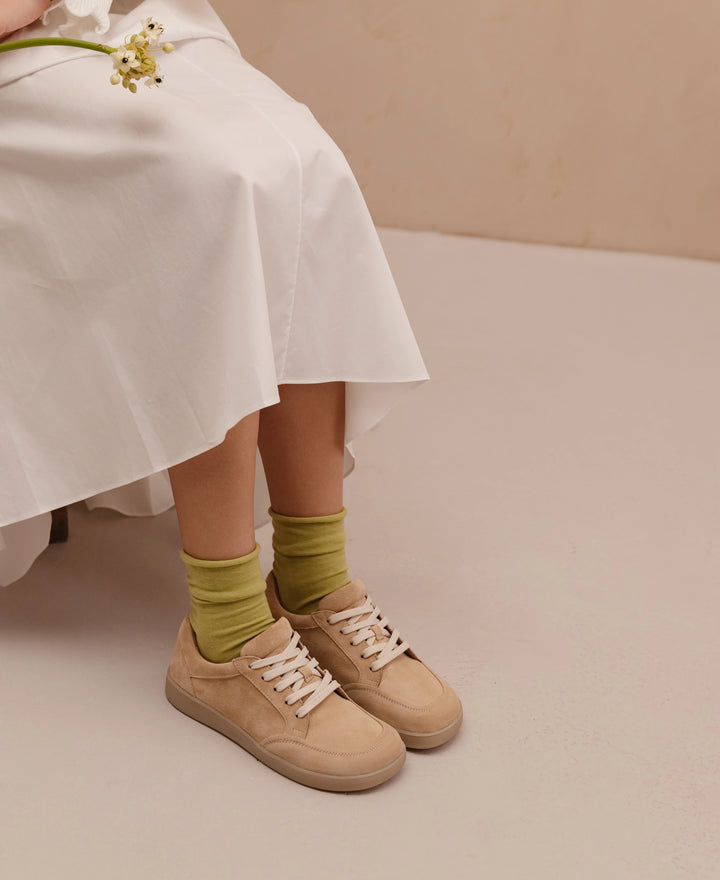 URBAN кеди анатомічної форми бежеві замшеві