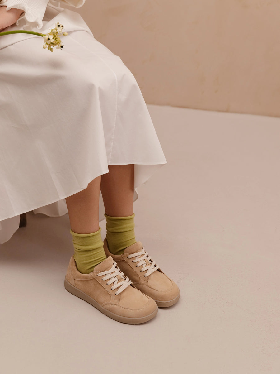 URBAN кеди анатомічної форми бежеві замшеві