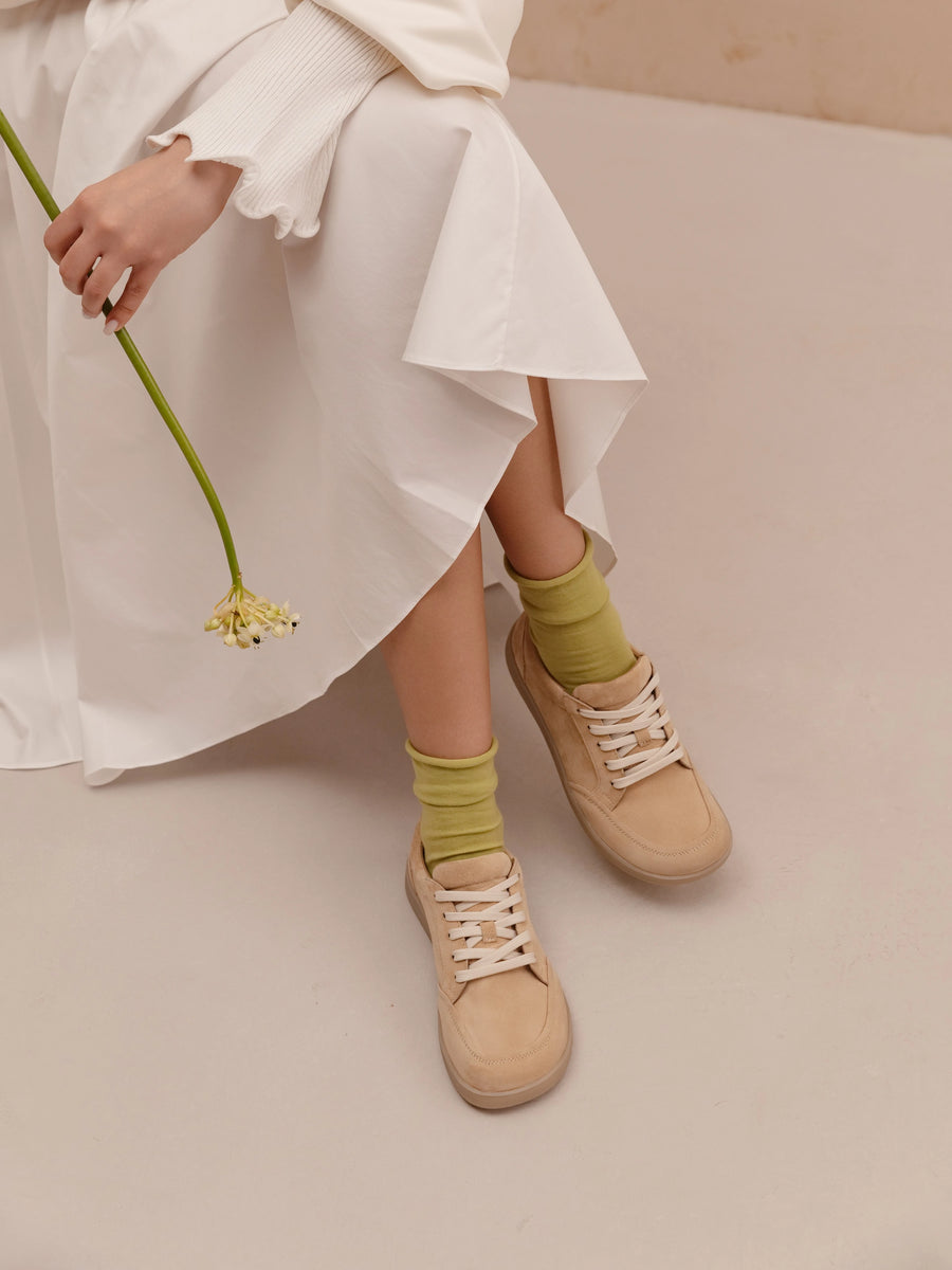 URBAN кеди анатомічної форми бежеві замшеві