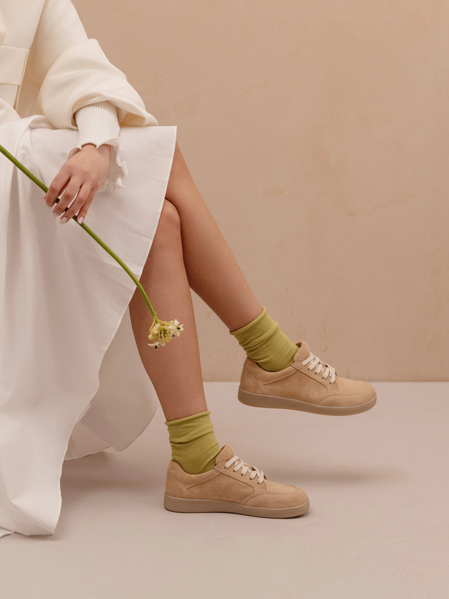 URBAN кеди анатомічної форми бежеві замшеві