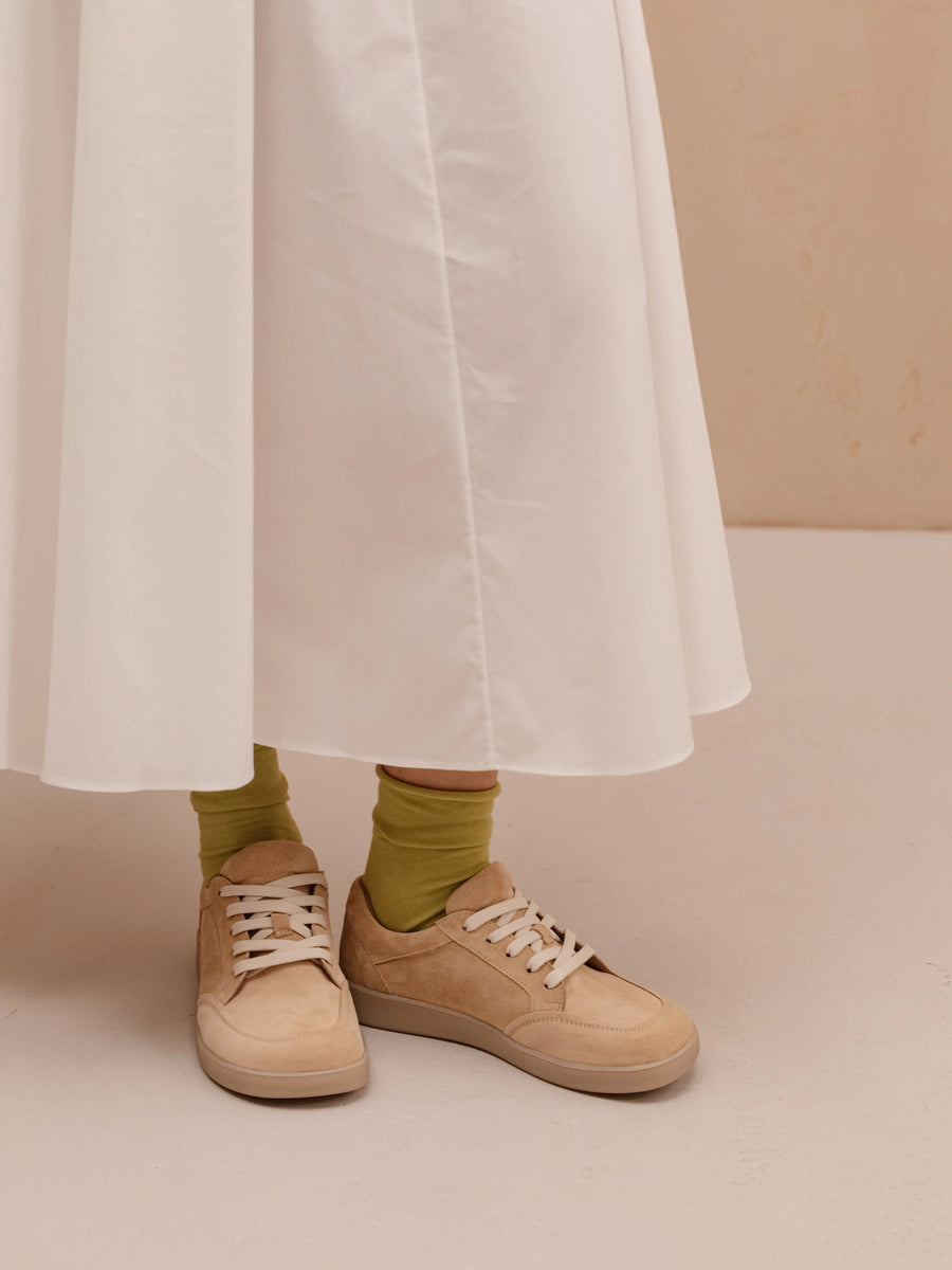 URBAN кеди анатомічної форми бежеві замшеві