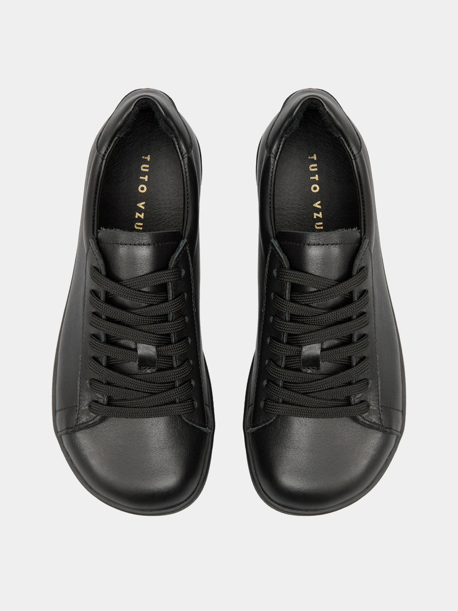 DAKOTA кеди анатомічної форми чорні шкіряні