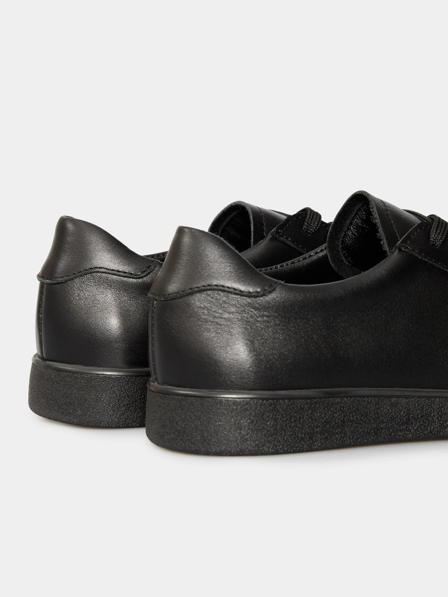 DAKOTA кеди анатомічної форми чорні шкіряні