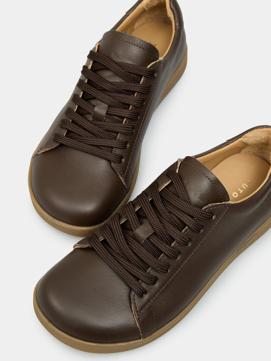 DAKOTA кеди анатомічної форми коричневі шкіряні