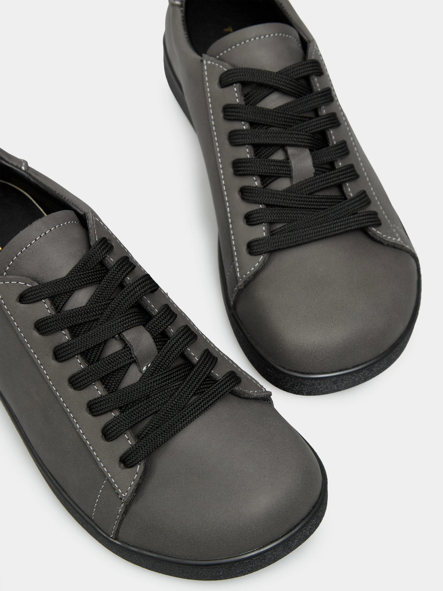 DAKOTA кеди анатомічної форми сірі шкіряні