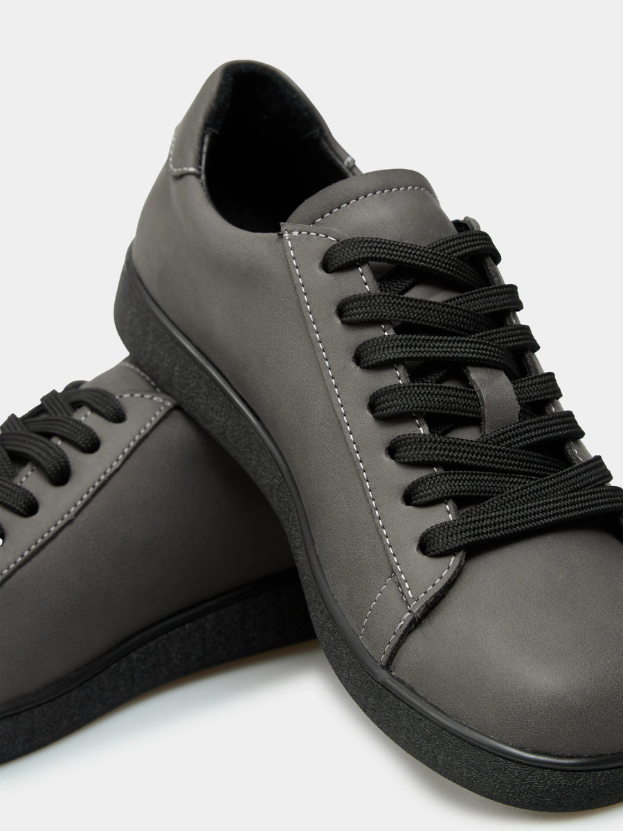 DAKOTA кеди анатомічної форми сірі шкіряні