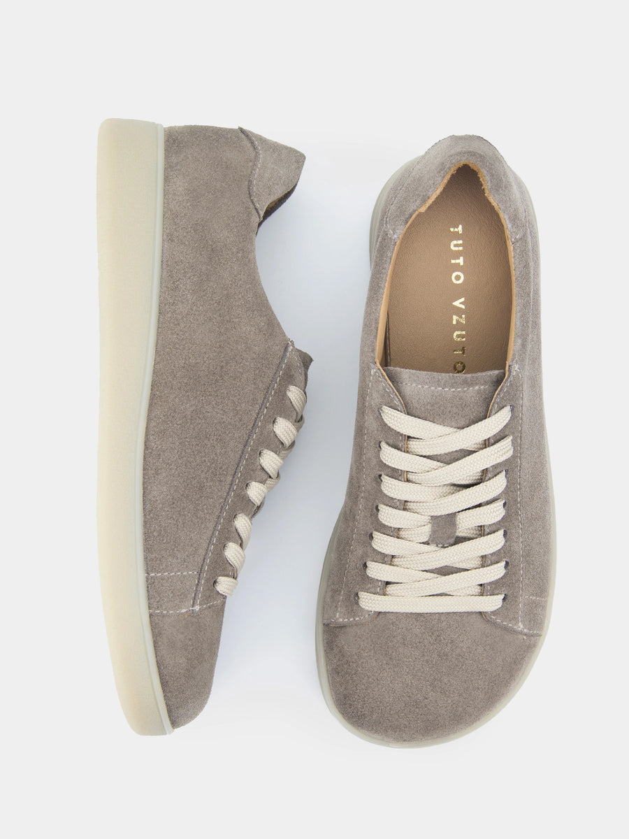 DAKOTA сіро-бежеві замшеві кеди анатомічної форми