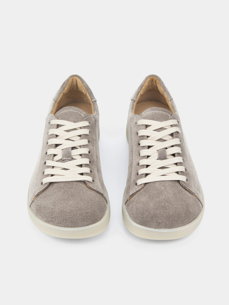 DAKOTA сіро-бежеві замшеві кеди анатомічної форми