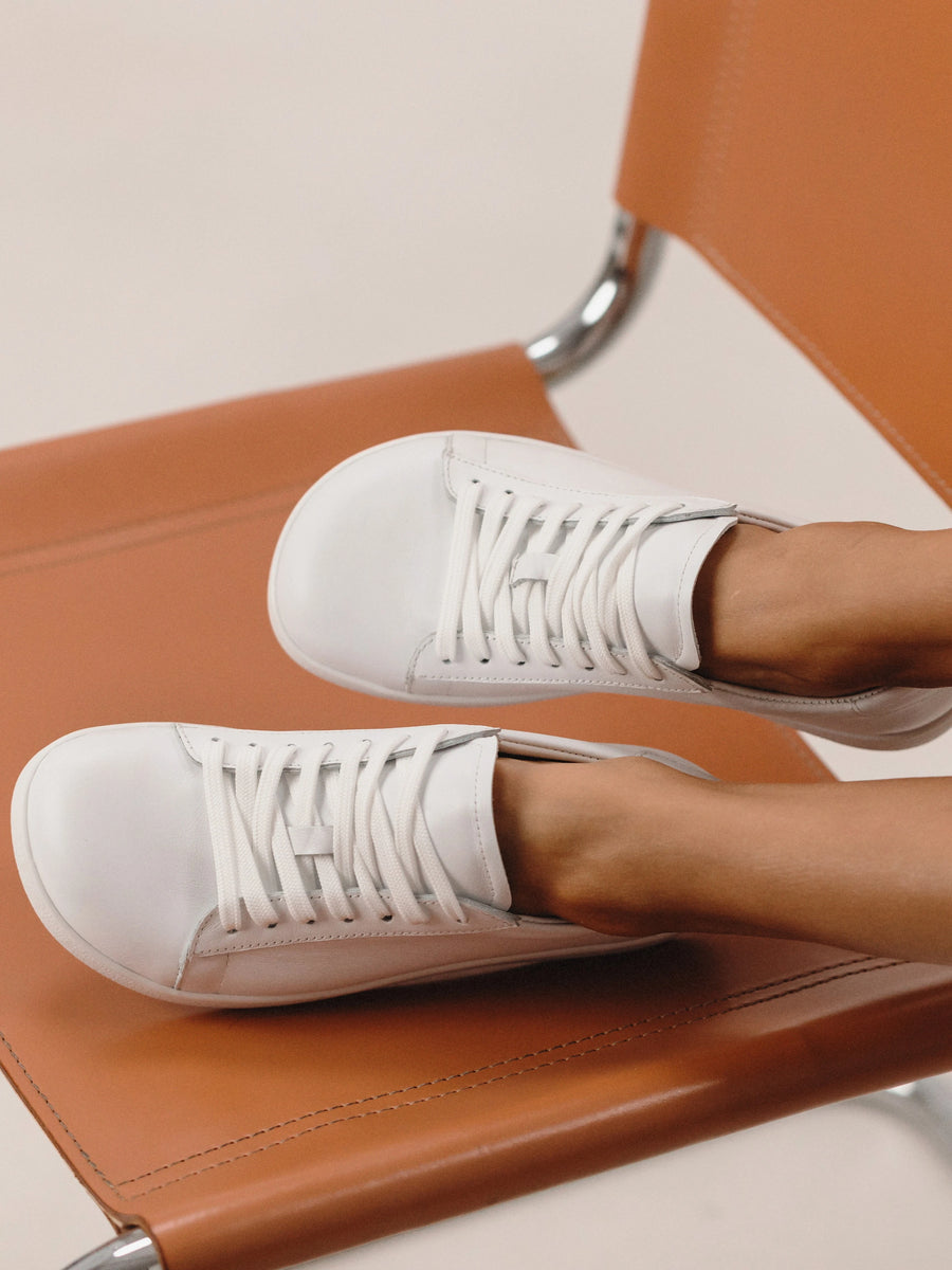 DAKOTA кеди анатомічної форми білі шкіряні