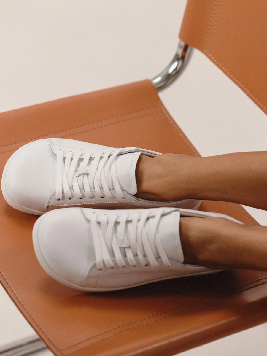 DAKOTA кеди анатомічної форми білі шкіряні