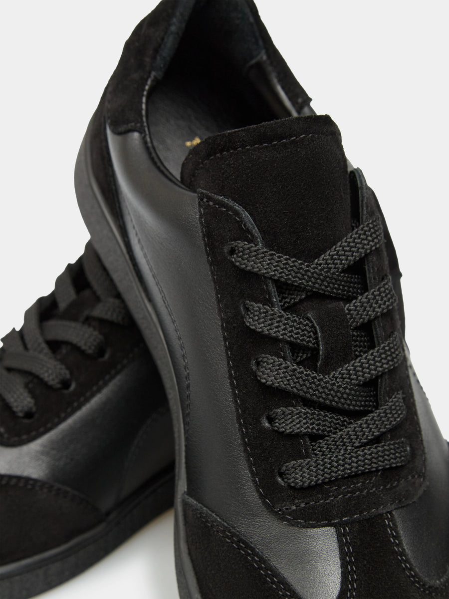 NOLA кеди анатомічної форми чорні шкіряні та замшеві