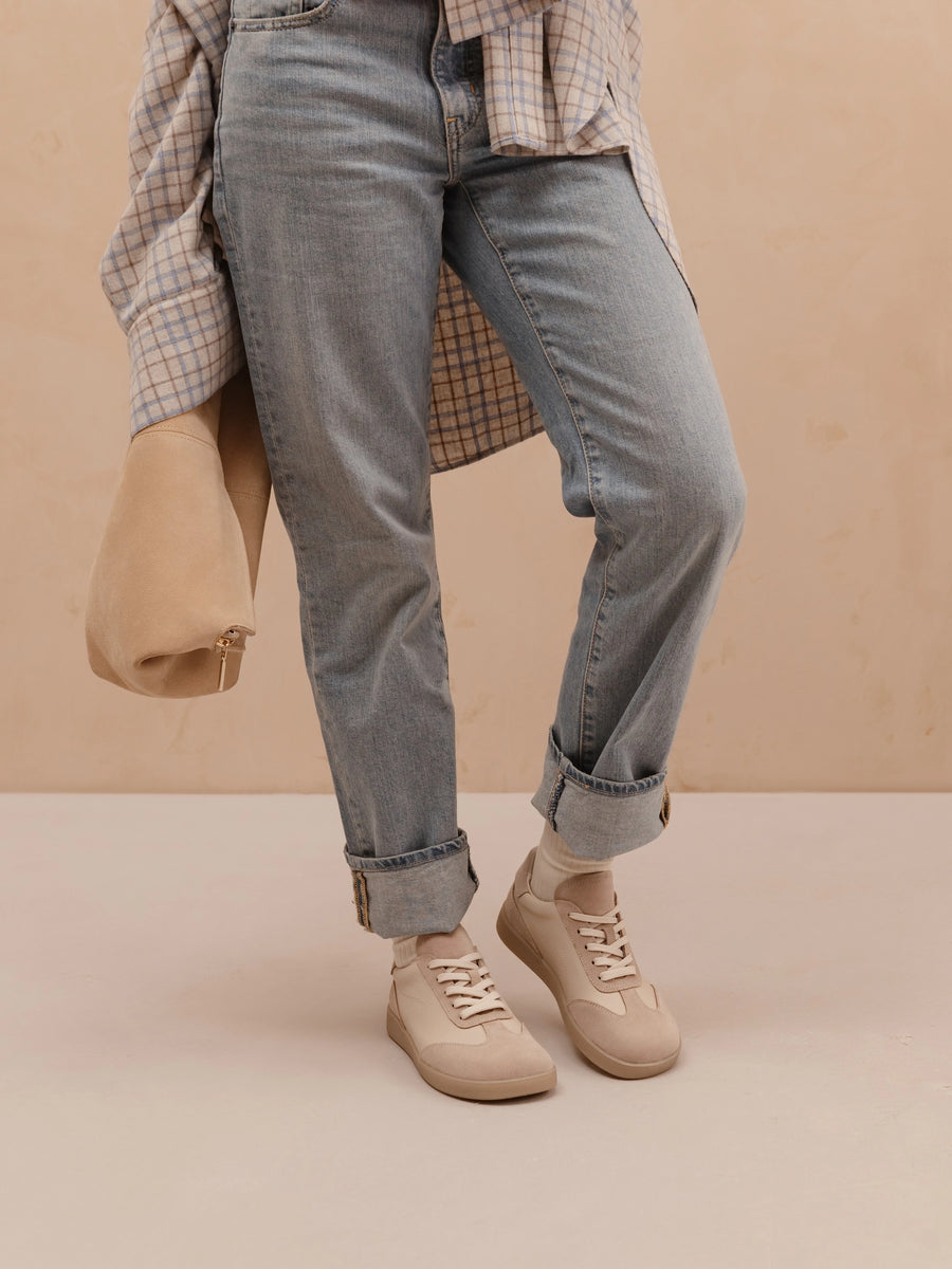 NOLA кеди анатомічної форми бежеві замшеві