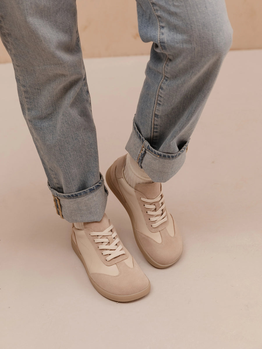 NOLA кеди анатомічної форми бежеві замшеві