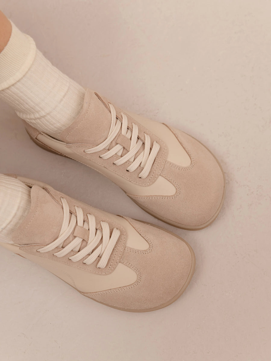 NOLA кеди анатомічної форми бежеві замшеві