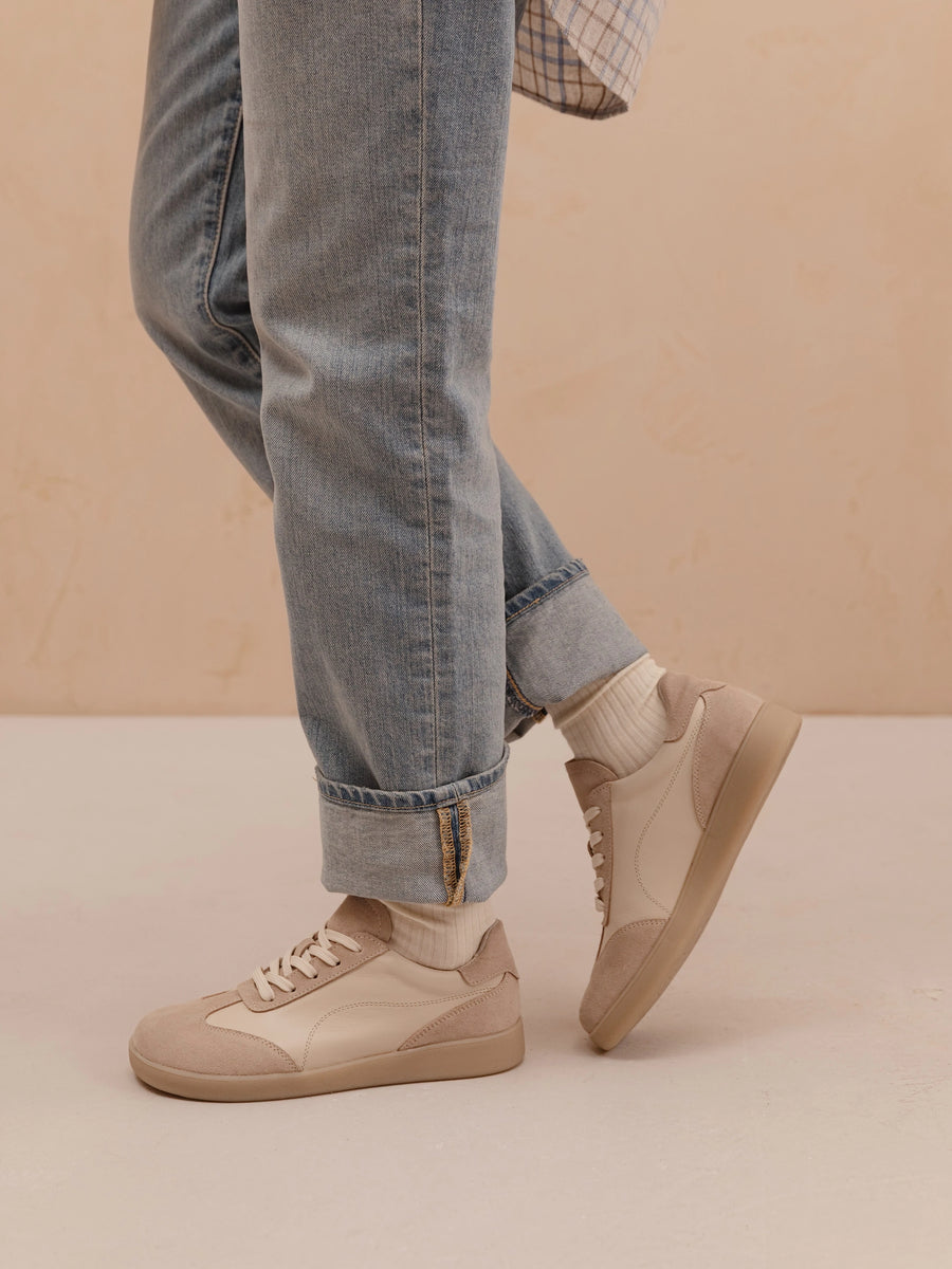 NOLA кеди анатомічної форми бежеві замшеві