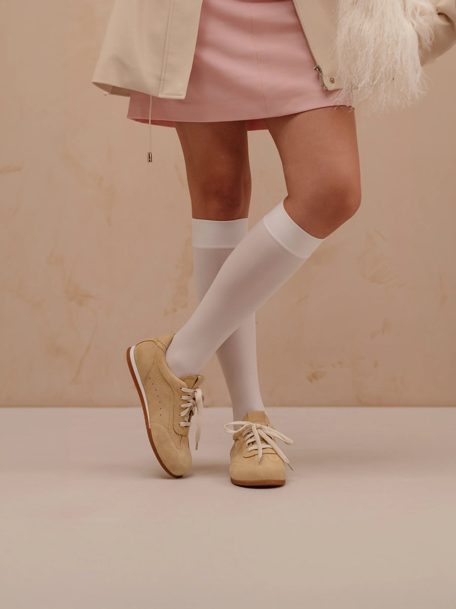 SUNNY кросівки без підкладки жовті замшеві