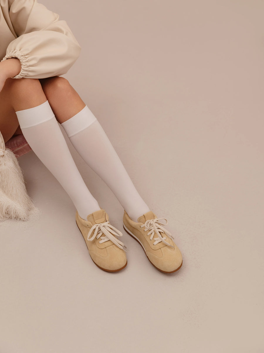 SUNNY кросівки без підкладки жовті замшеві