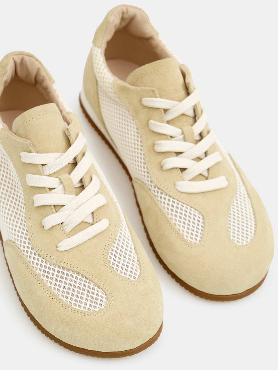 RORY кросівки анатомічної форми жовті замшеві