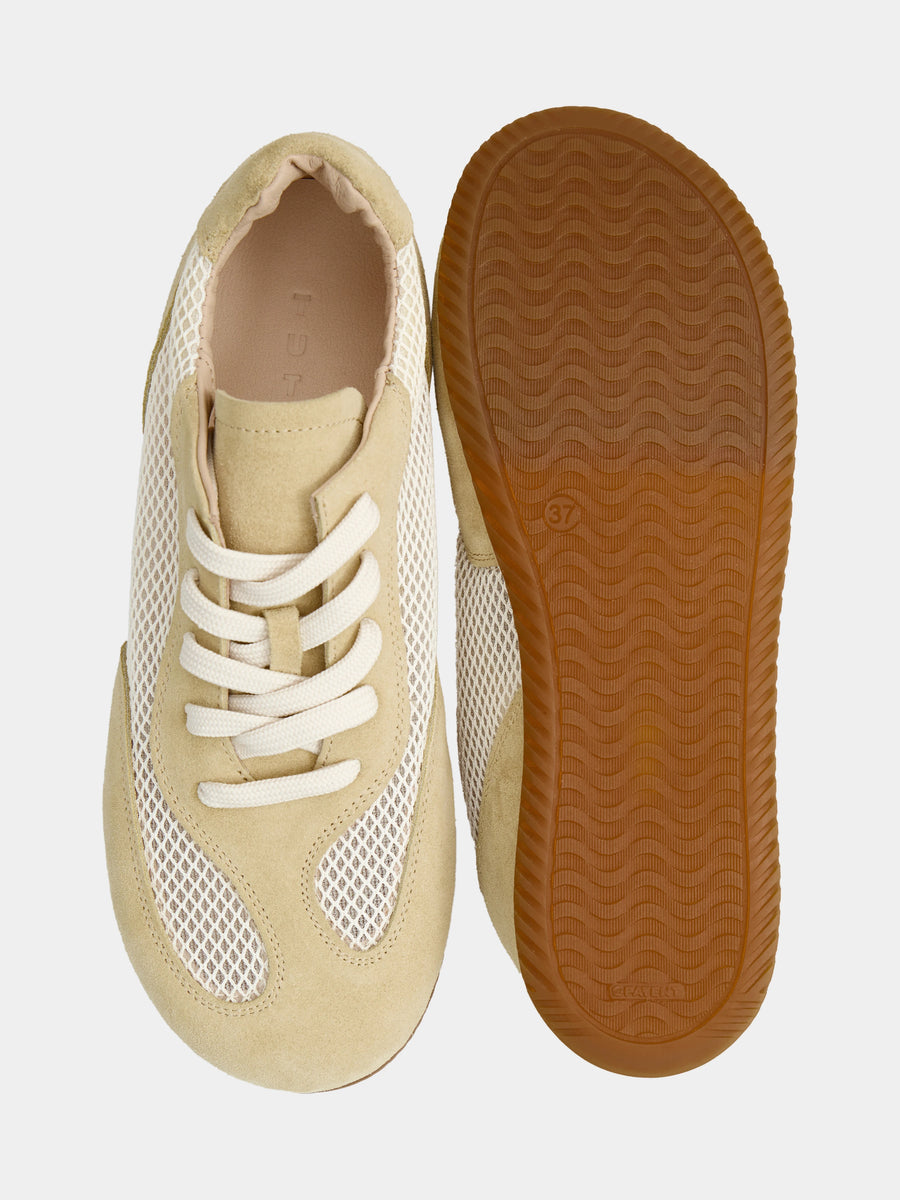 RORY кросівки анатомічної форми жовті замшеві