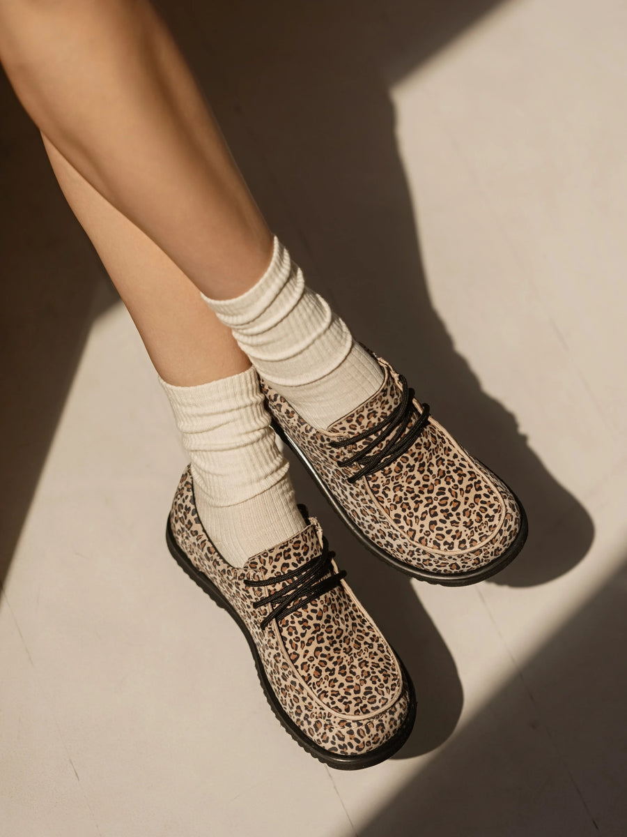 HOPE туфлі анатомічної форми леопардові замшеві