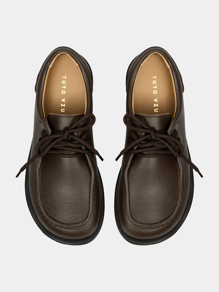 HOPE туфлі анатомічної форми шоколадні шкіряні