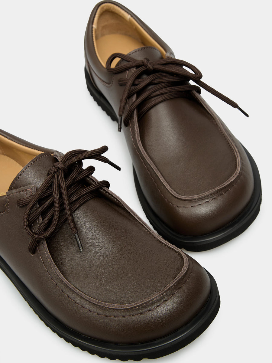 HOPE туфлі анатомічної форми шоколадні шкіряні