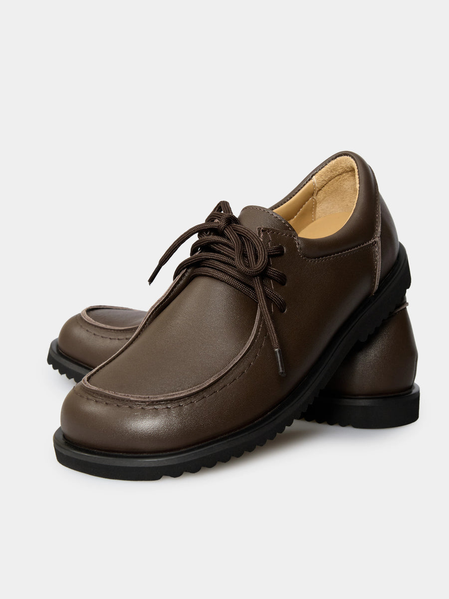 HOPE туфлі анатомічної форми шоколадні шкіряні