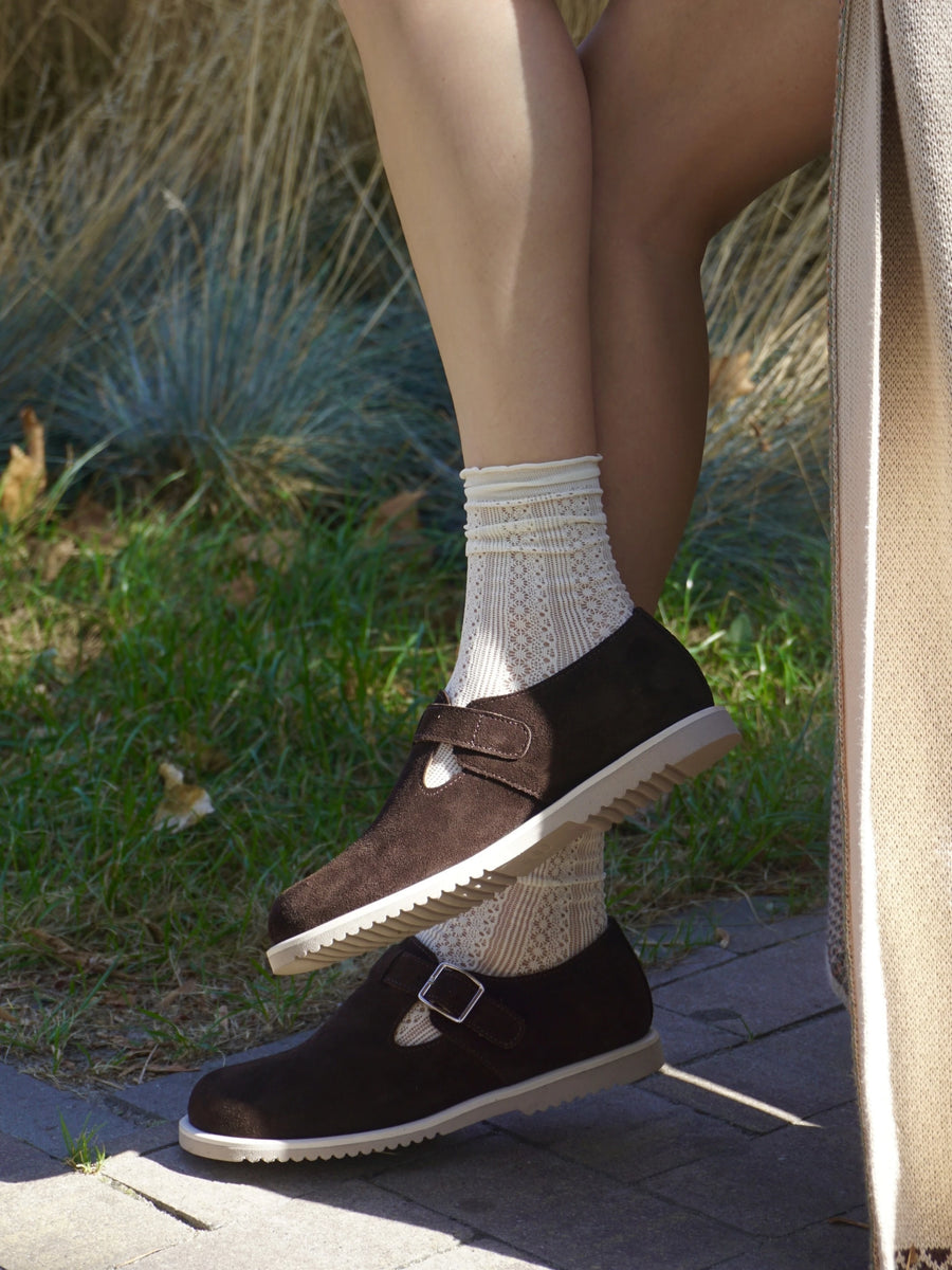 WHITNEY туфлі коричневі замшеві анатомічні