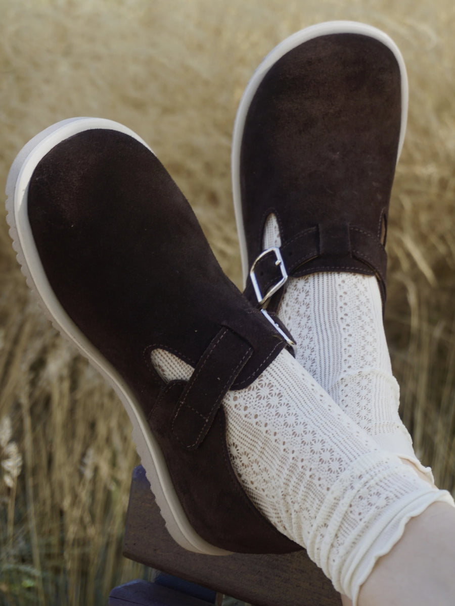 WHITNEY туфлі коричневі замшеві анатомічні