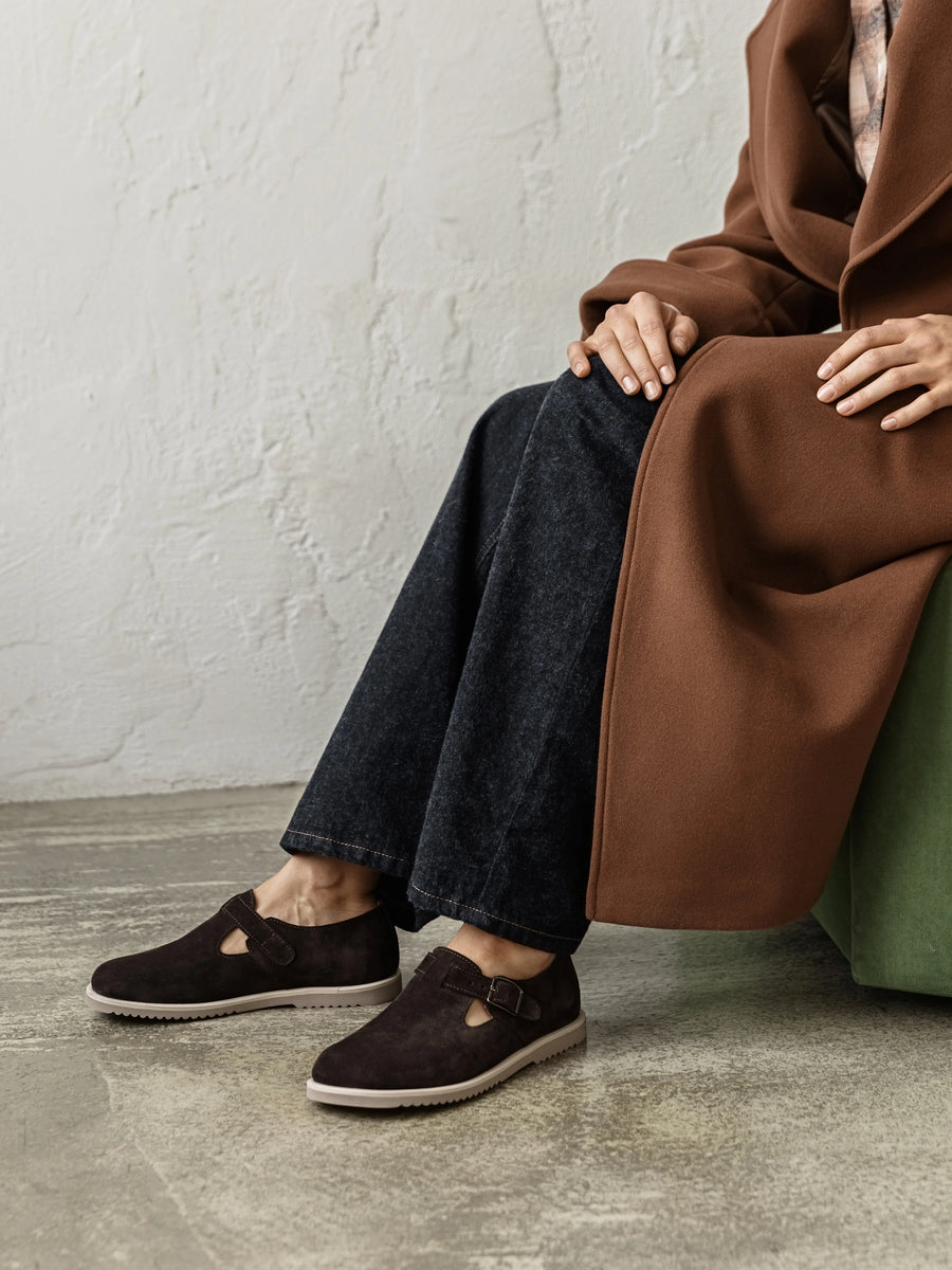 WHITNEY туфлі коричневі замшеві анатомічні