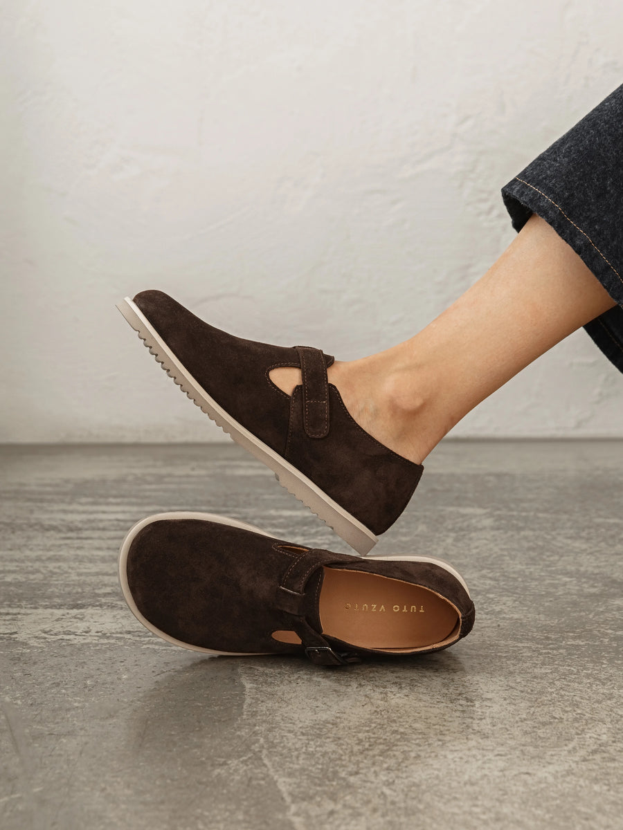 WHITNEY туфлі коричневі замшеві анатомічні