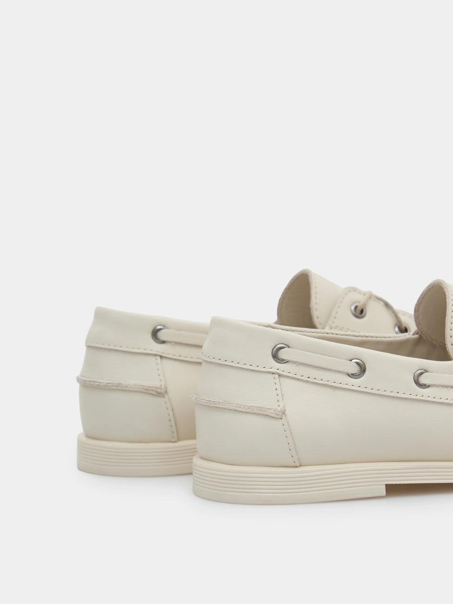 RUFI топсайдери світло-бежеві шкіряні