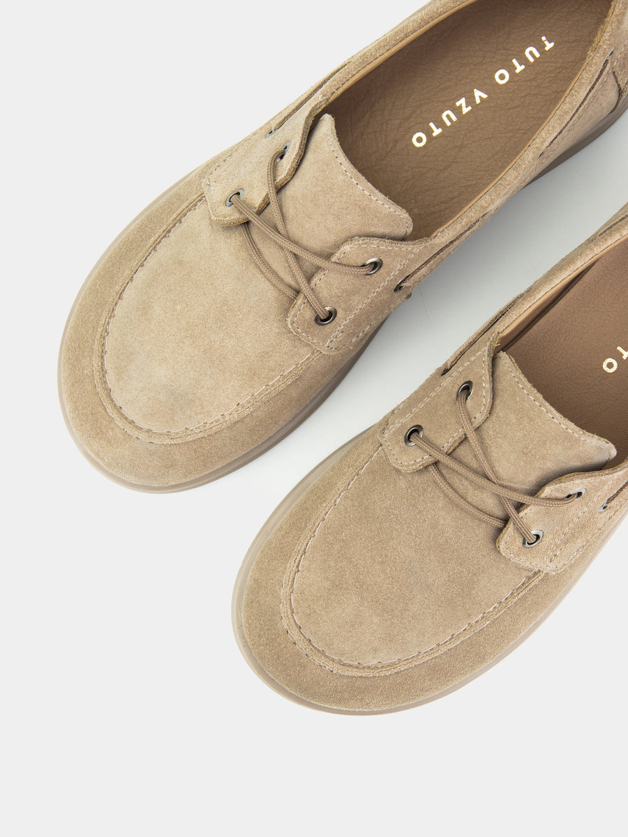 RUFI туфлі анатомічної форми світло-бежеві замшеві